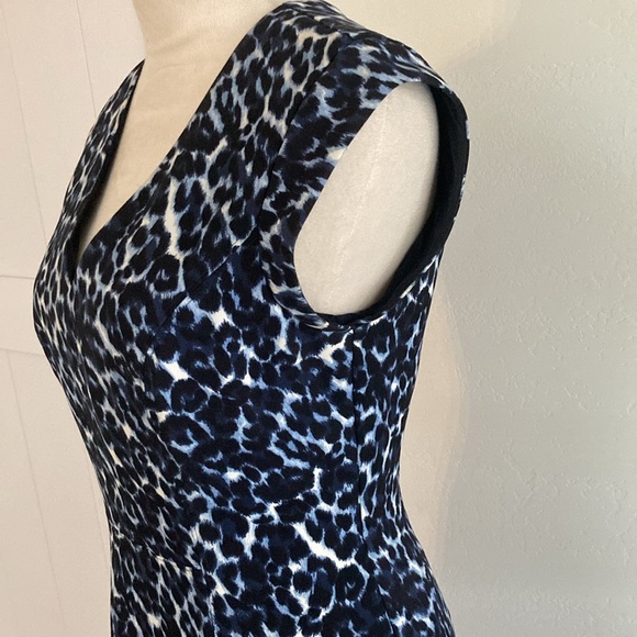 Rebecca Taylor Like New Dress, Black and Blue, 4 - Picture 3 of 8